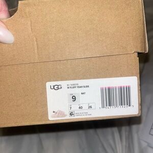 UGG Fluff Yeah Slide in Natural Cream